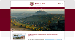 Desktop Screenshot of koenigstein-sachsen.de