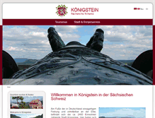 Tablet Screenshot of koenigstein-sachsen.de